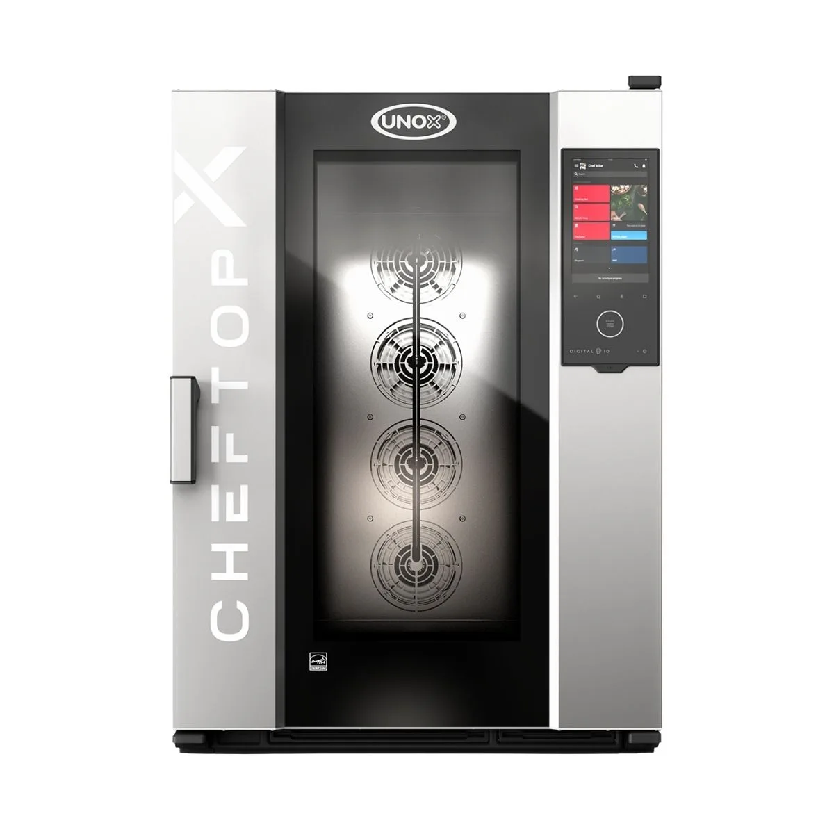 UNOX XADA-10FS-EXLS Full Size 10 Pan Electric Combi Oven w/ Touchscreen, Left-to-Right Door, 208/240V