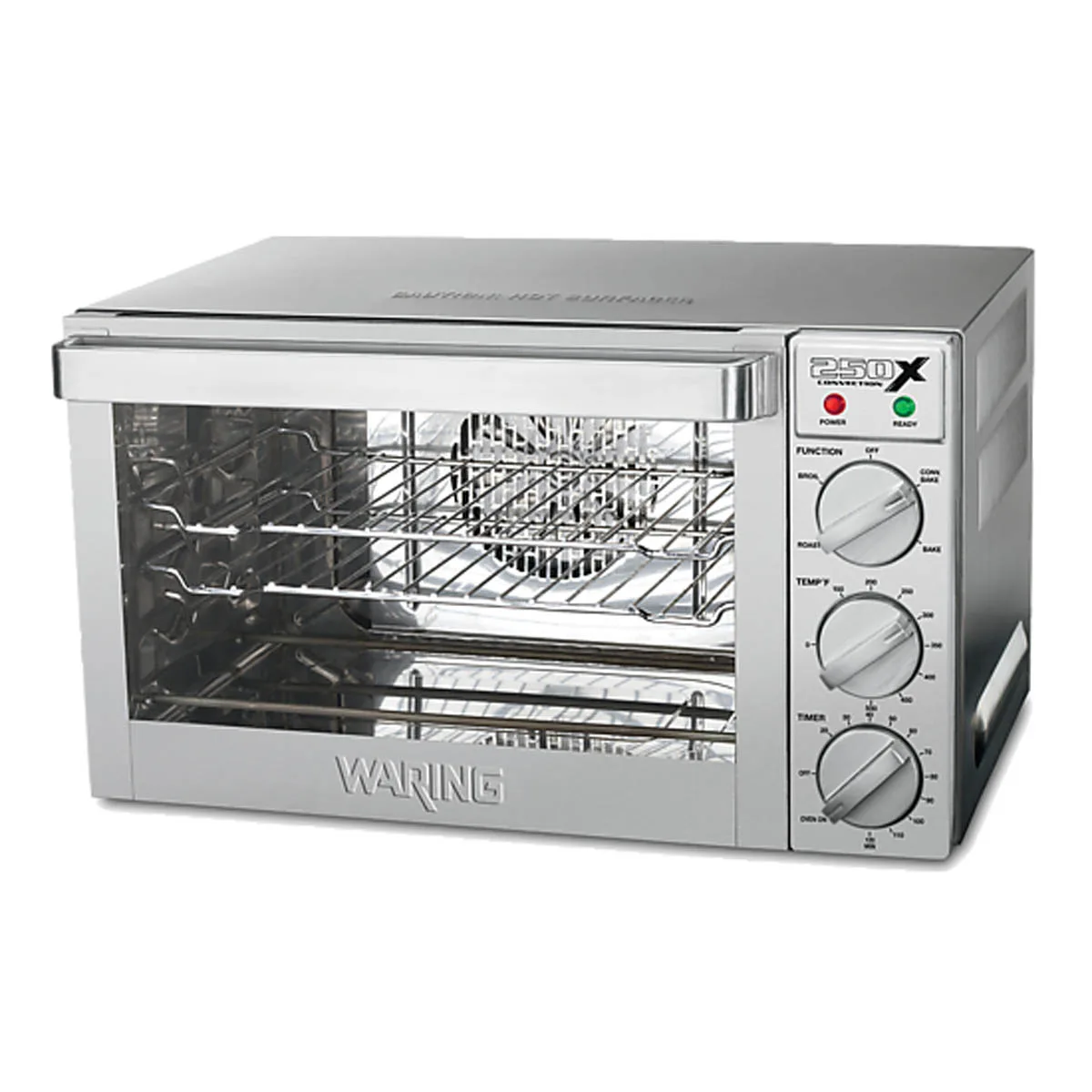 Waring WCO250X Single-Deck Electric Convection Oven w/ Manual Controls, Quarter-Size
