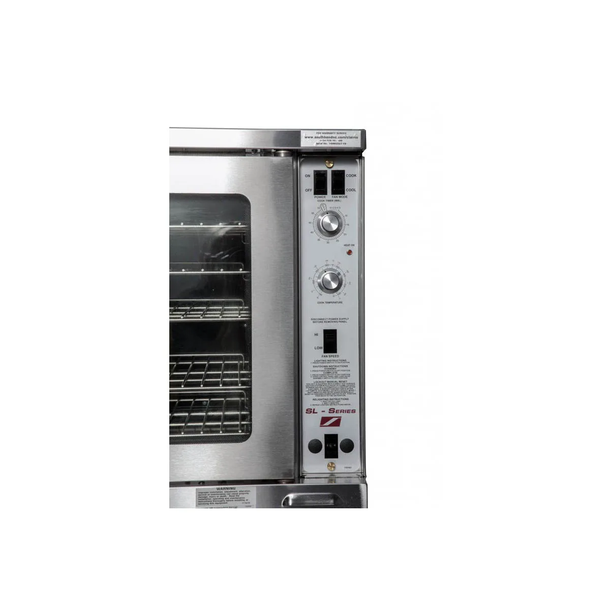 Southbend PCE15S/SD Double Deck Full Size Electric Convection Oven w/ Standard Depth, 15 kW