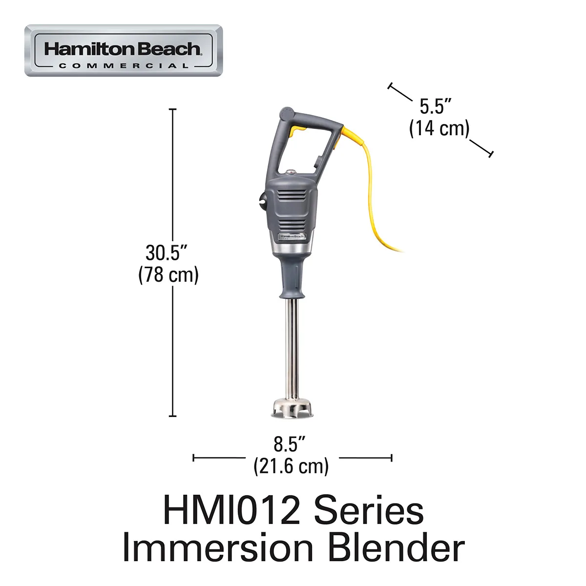 Hamilton Beach HMI012-CE (International) Bigrig™ Immersion Blender Mixer