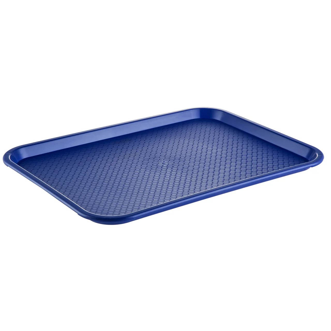 CAC China DSPT-1216B Fast Food Tray, 16"L x 12"W, Polypropylene, Blue