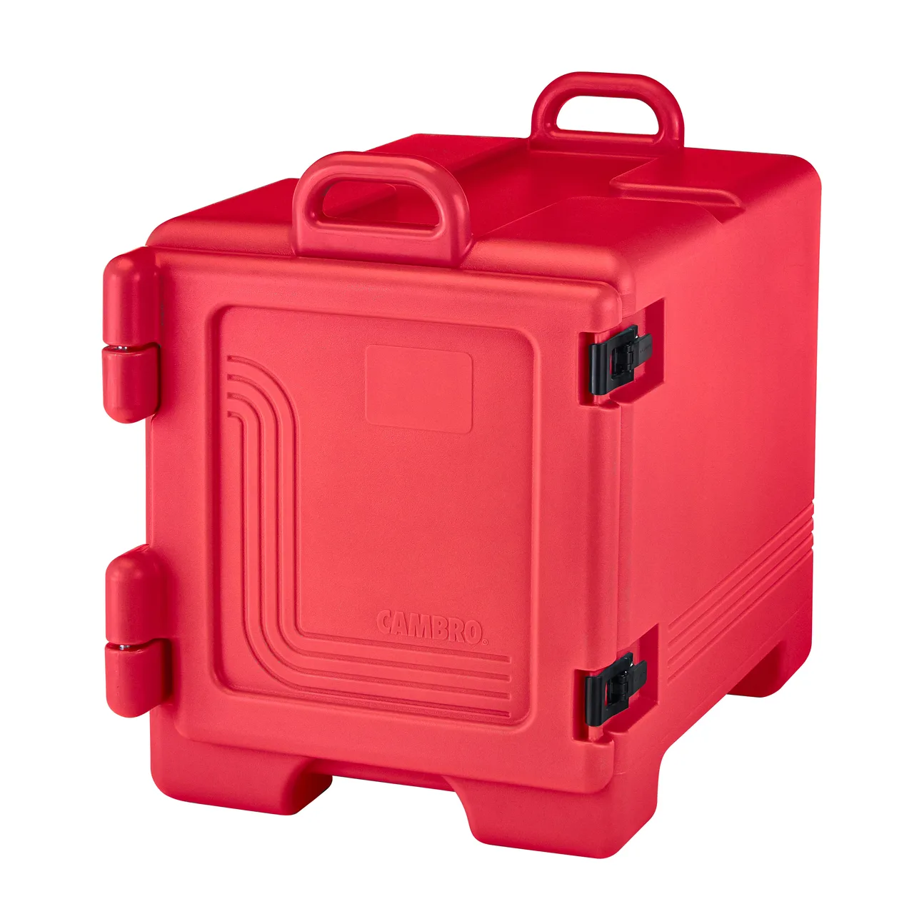 Cambro UPC300158 Ultra Pan Carrier® Hot Red Front Loading Insulated Food Pan Carrier
