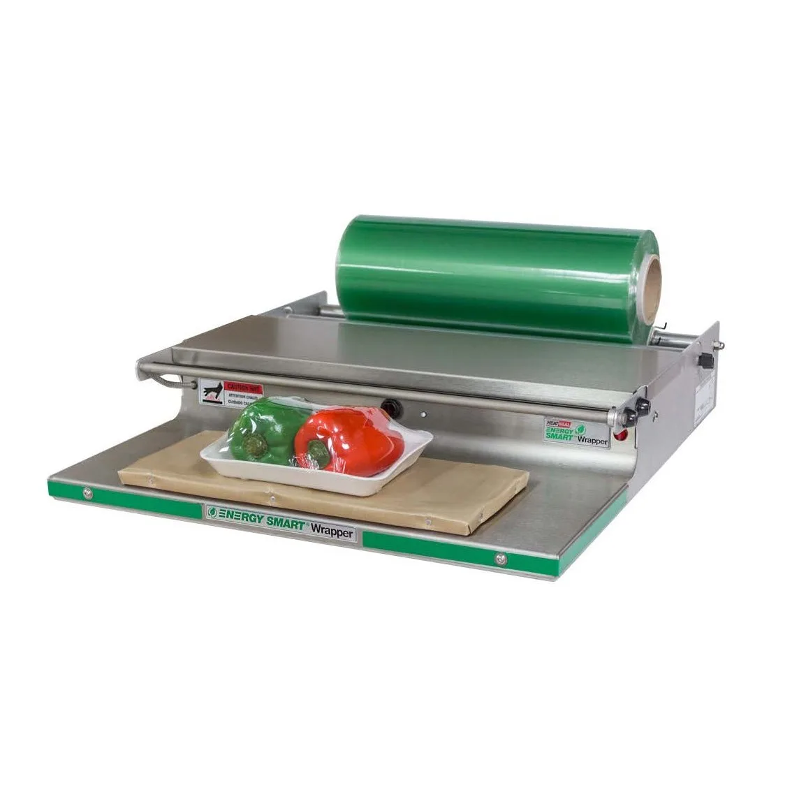 Bizerba 700ES B-PB1 HeatSeal Wrapper, 20" Film Roll, 8" Max Diameter, 6"×15" Seal Plate, 115V 60Hz 132W