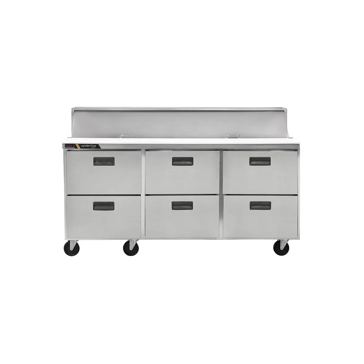 Traulsen C Series CLPT-7230-DW 72" Mega Top Sandwich Prep Table w/ 6 Drawers, 30 pans