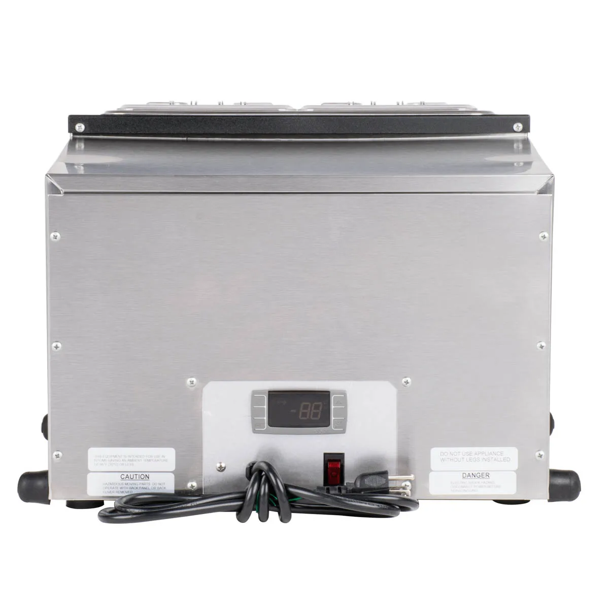 Nemco 9010 17" Cold Condiment Station, 4 Pan Capacity
