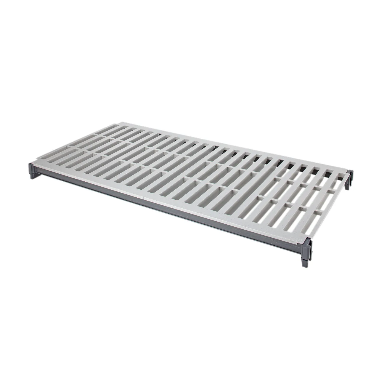 Cambro CBSK1830V1580 Camshelving Basics Plus Shelf Plate Kit, 18x30, Vented Polypropylene, Brushed Graphite Finish, NSF Listed