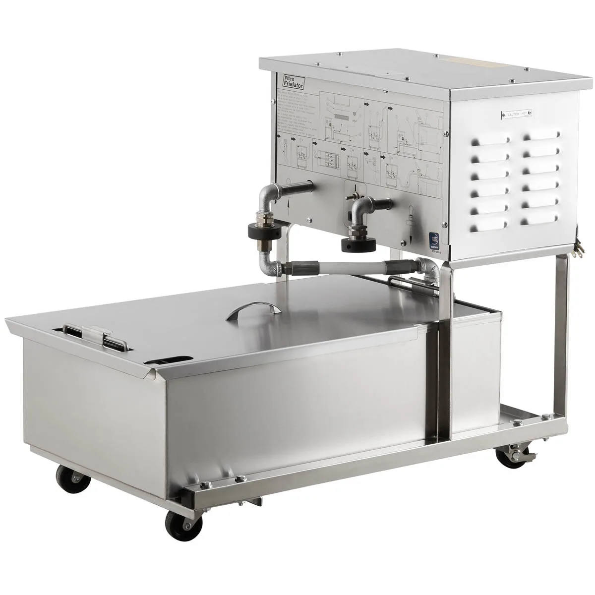 Pitco P14 Portable Commerical Fryer Oil Filter Machine , 55 lbs Oil Capacity