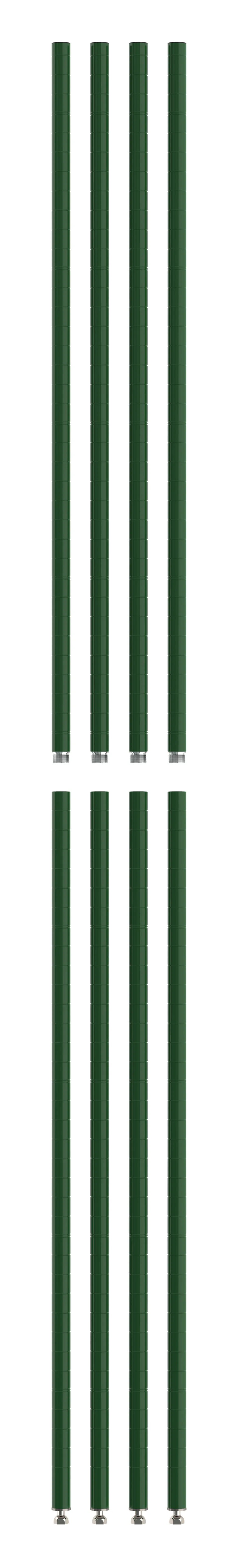 Olympic J74TSPK-4PK 74" Stationary Split Post, Green Epoxy Finish, Pack of 4