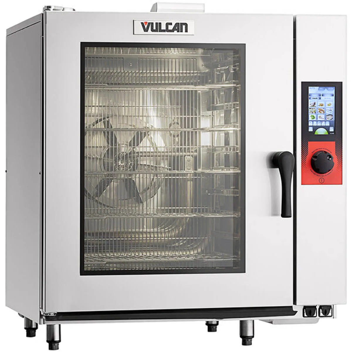 Vulcan TCM-101E-208/240 Half Size 10 Pan Electric Boilerless Combi Oven w/ Touch & Knob Control, 208/240V