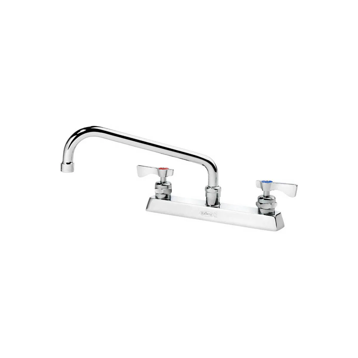 Krowne 15-510L Royal Series Low Lead Deck Mount Faucet w/ 8" Centers, 10" Swing Spout