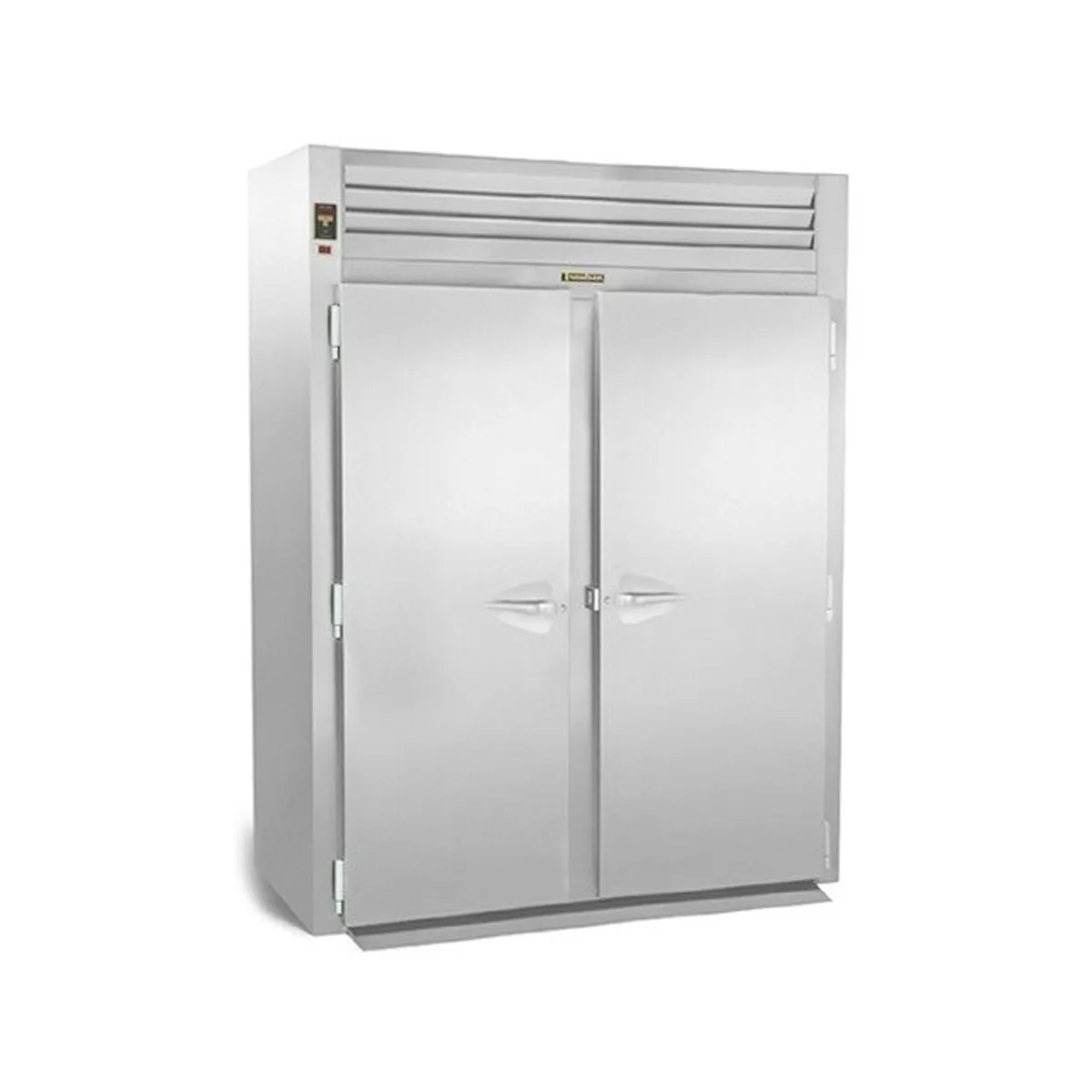 Traulsen AIF232H-FHS 68" 2-Solid Door Roll-In Freezer, Remote Refrigeration, Stainless Steel Exterior, Aluminum Interior, 79 cu. ft.