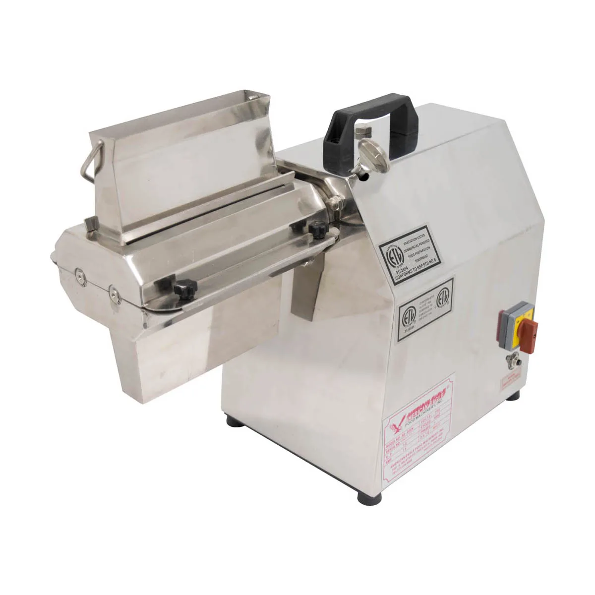 American Eagle AE-JS22 1.5 HP Countertop Jerky Slicer, 1/4" Strips, Stainless Steel, 170 RPM, #12 Hub, 115V, 16A