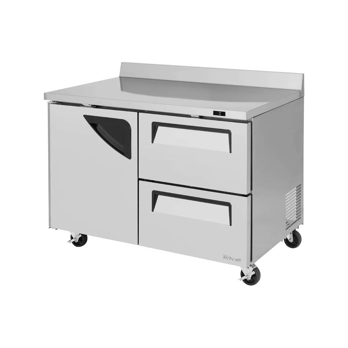 Turbo Air TWF-48SD-D2-N 48" 2-Section Worktop Freezer w/ 2 Drawers & 1 Door, 12 cu. ft.