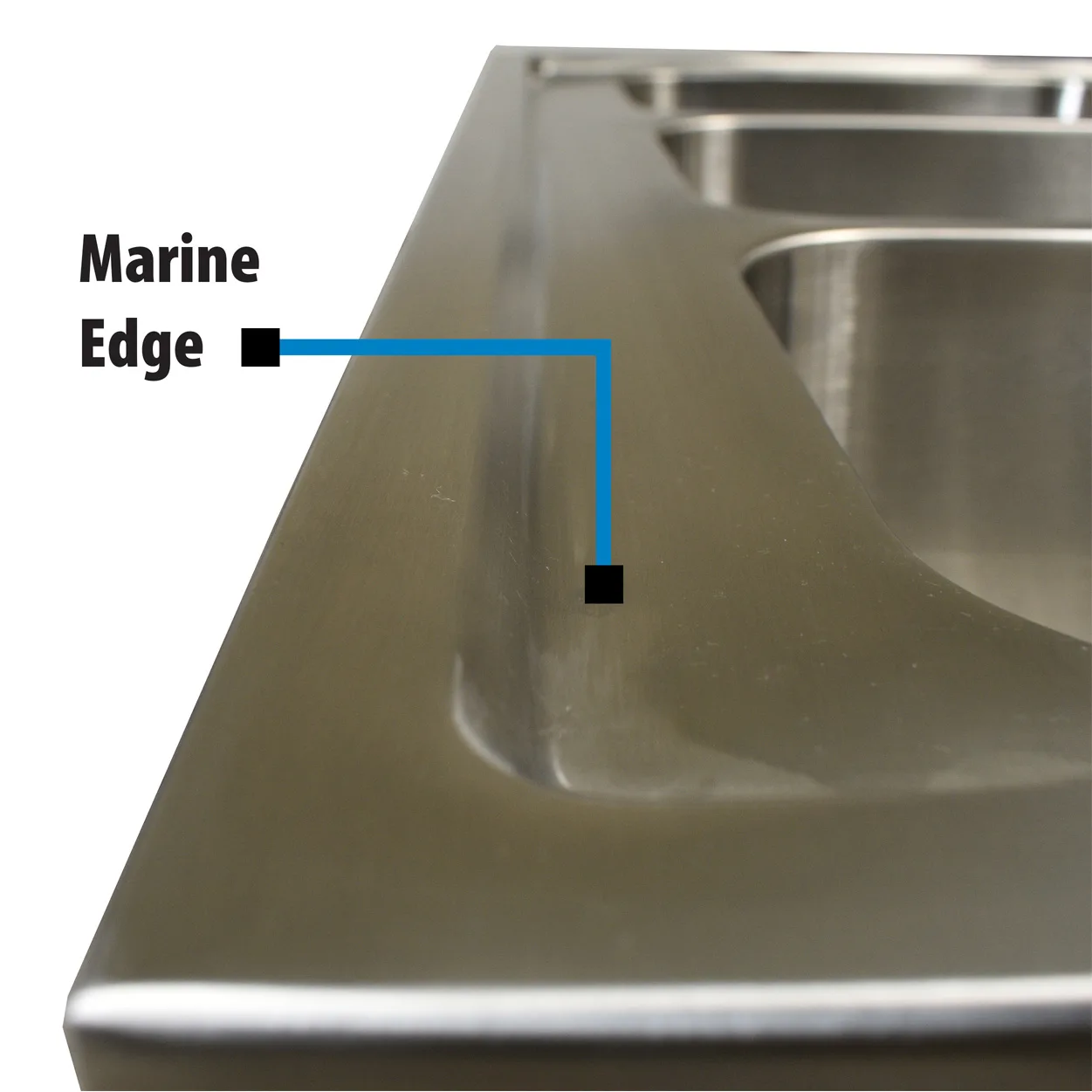 BK Resources DDI3-R5-1014 Drop-In Sink, (3) Compartment, 36"W X 24"D, 4" Oc