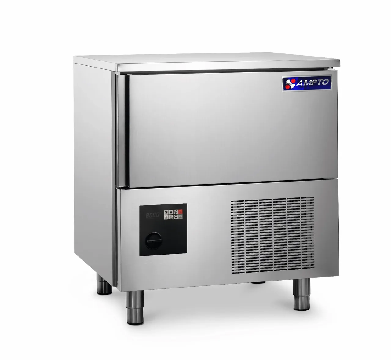 AMPTO ABT-5US 33'' Undercounter Blast Chiller/Freezer, 5 Pans, 35 lbs Freeze/57 lbs Chill Capacity