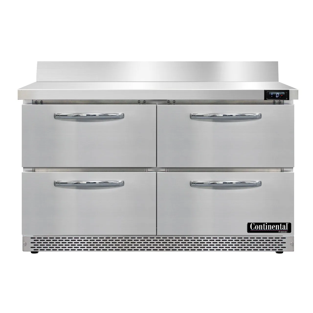 Continental Refrigerator SWF48NBS-FB-D 48" 2-Section Worktop Freezer w/ 4 Drawers, 13.4 cu. ft.