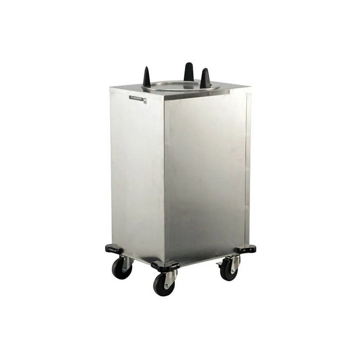 Lakeside 5111 Stainless Enclosed One Stack Non-Heated Dish Dispenser for 10 1/4" to 11" Dishes