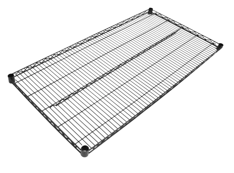 Omcan USA 48099 Wire Shelving, 24"D × 60"W Black Epoxy Finish, NSF Certified