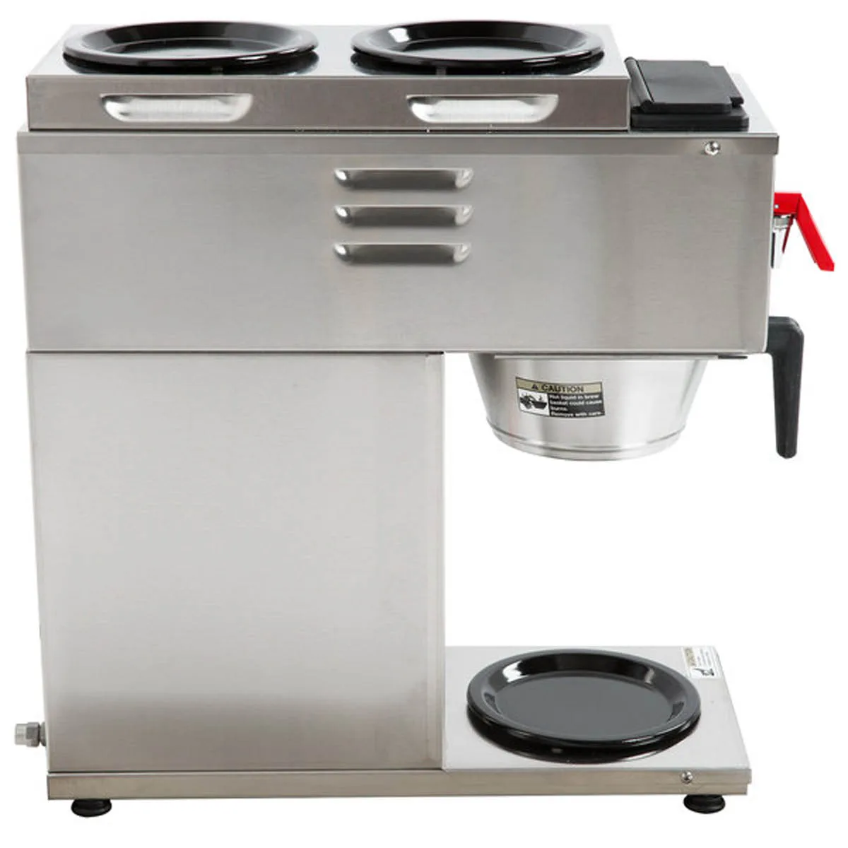 GRINDMASTER B-3-120V Automatic Fill Coffee Brewer for Decanters With Hot Water Faucet, Single