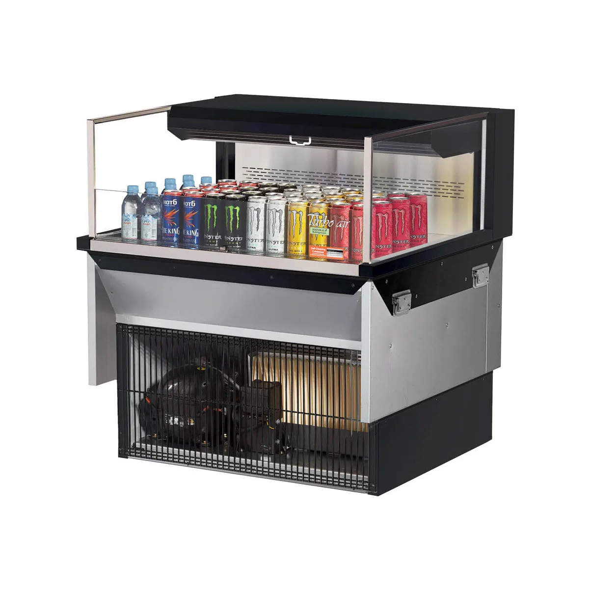 Turbo Air TOM-36L-UF-W(B)-1SI-N 36" Drop In Open Refrigerated Deli Display Case