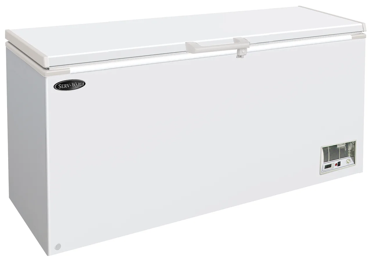 Serv-Ware SWCF-21 Commercial Chest Freezer, 73-84" Width, 21.2 cu ft Capacity, Heavy-Duty SWP Build