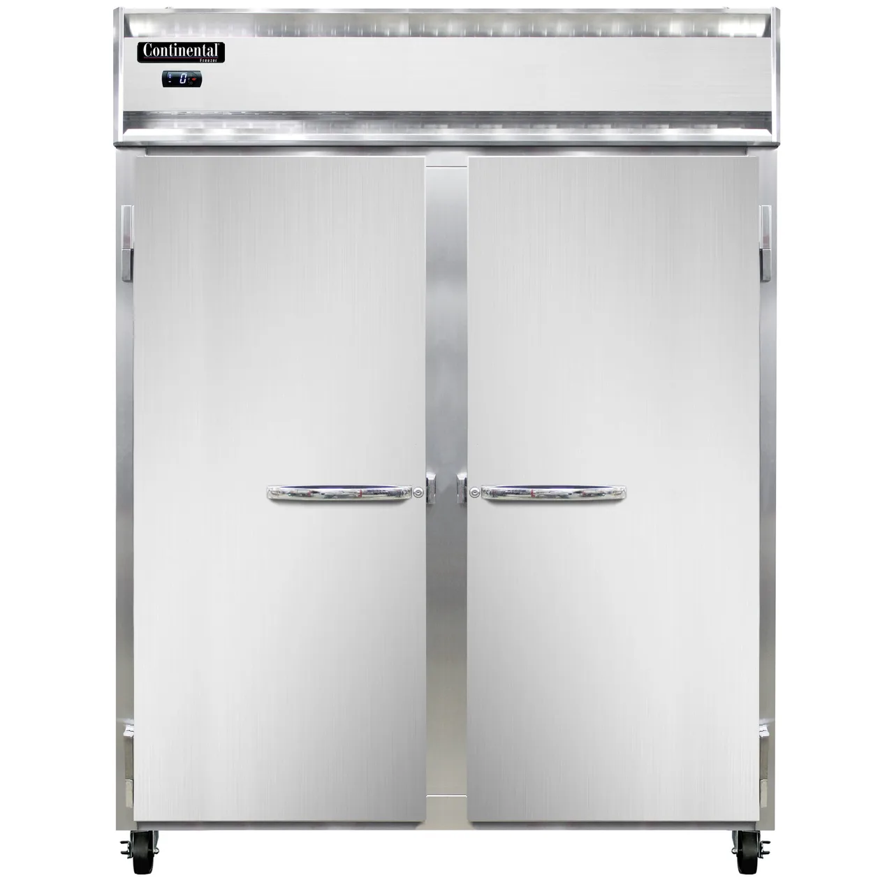 Continental Refrigerator 2FENPT 57" 4-Solid Door Pass-Thru Freezer, Top Mounted, 50 cu. ft., Stainless Steel Front