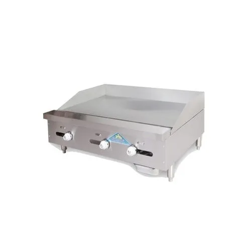 Comstock-Castle 3272TG 72" Countertop Gas Griddle with Thermostat / Solid State Controls, 150.000 BTU