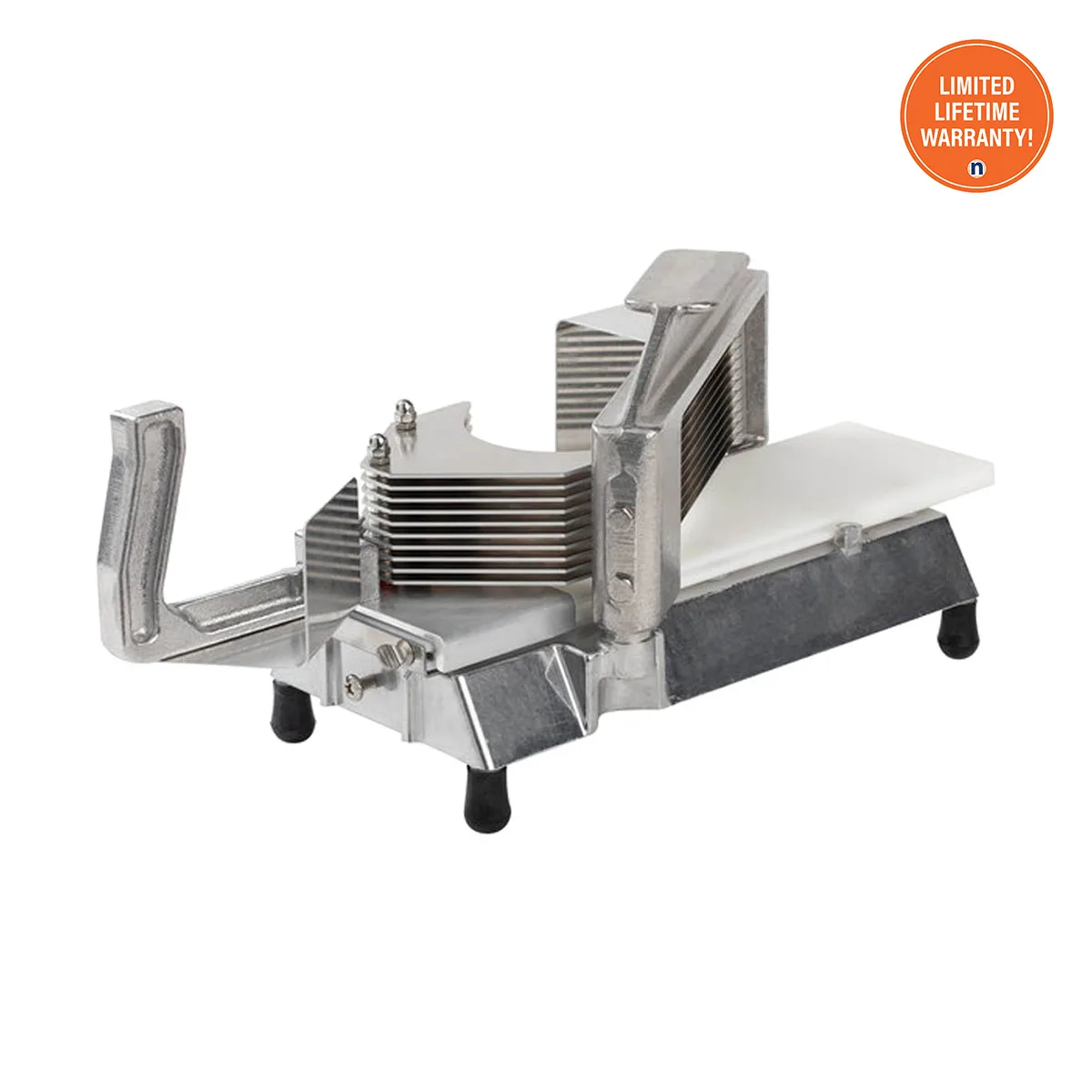 Nemco 55600-7 Manual Easy Tomato Slicer – 7/32" Straight Blade, 7.25"W x 15.25"D x 8.25"H, Stainless Steel