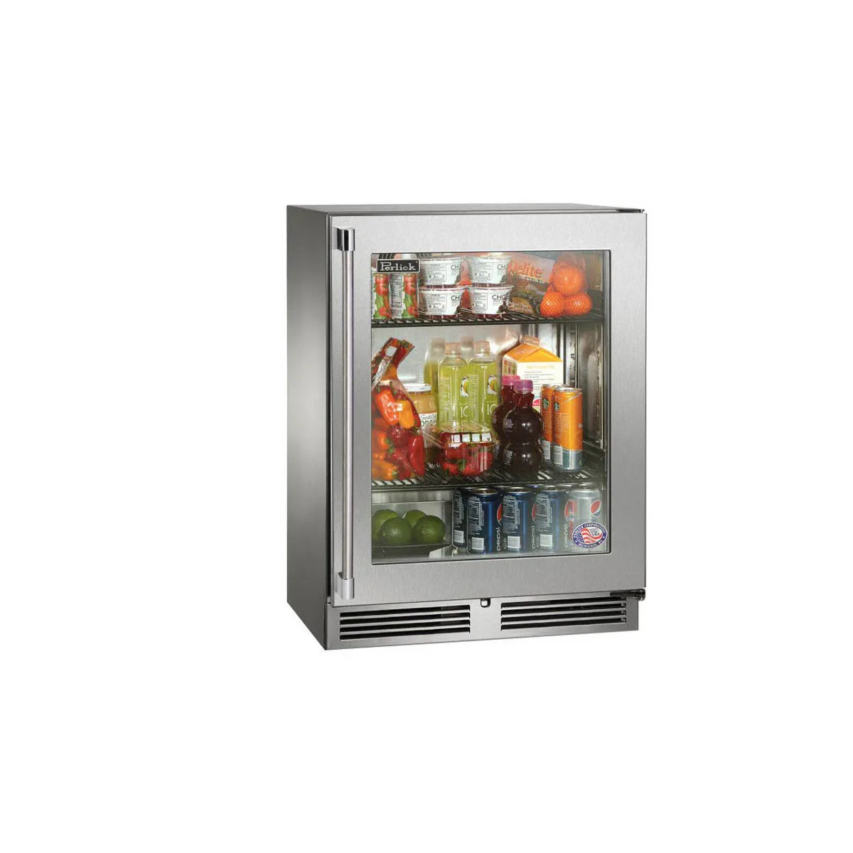Perlick HB24RS-SG-STK 24" Wide ADA Compliant Undercounter Refrigerator