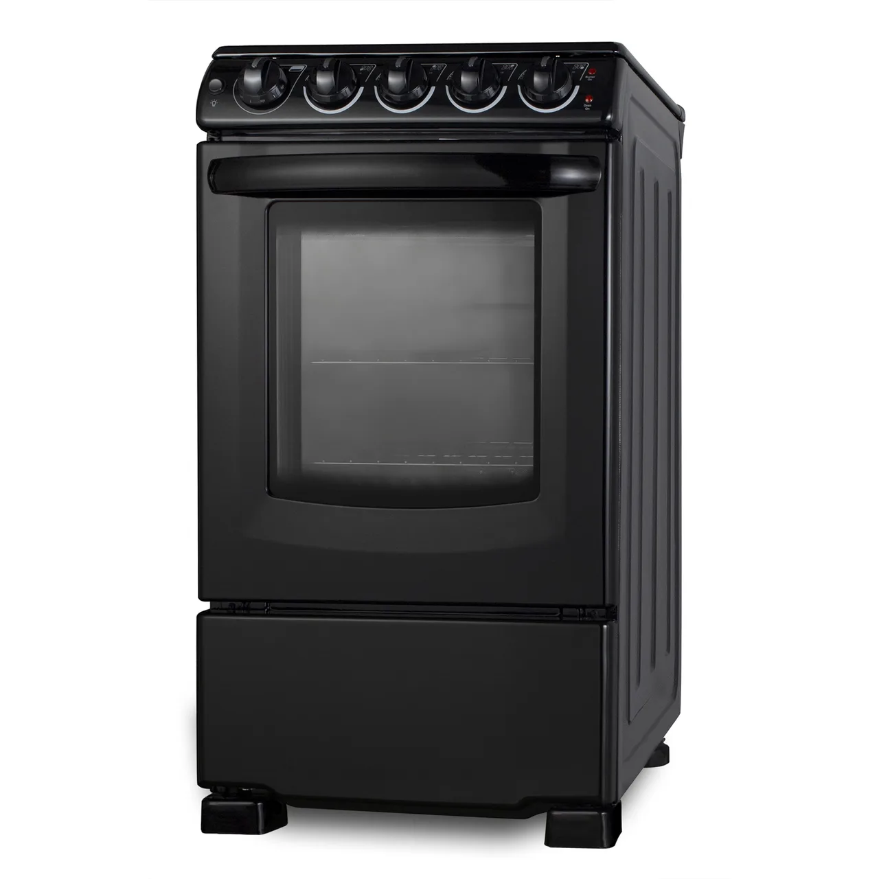 Summit REX2051BRT Electric Range, 20" W, 2.3 Cu. Ft. Capacity Oven