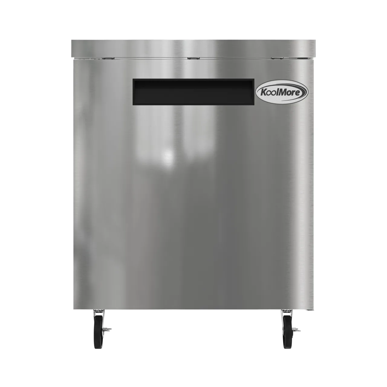 Koolmore KM-UCR-1DSS 27" 1-Door Undercounter Refrigerator, StainlessSteel, 5 cu ft, Rear-Mounted Cooling