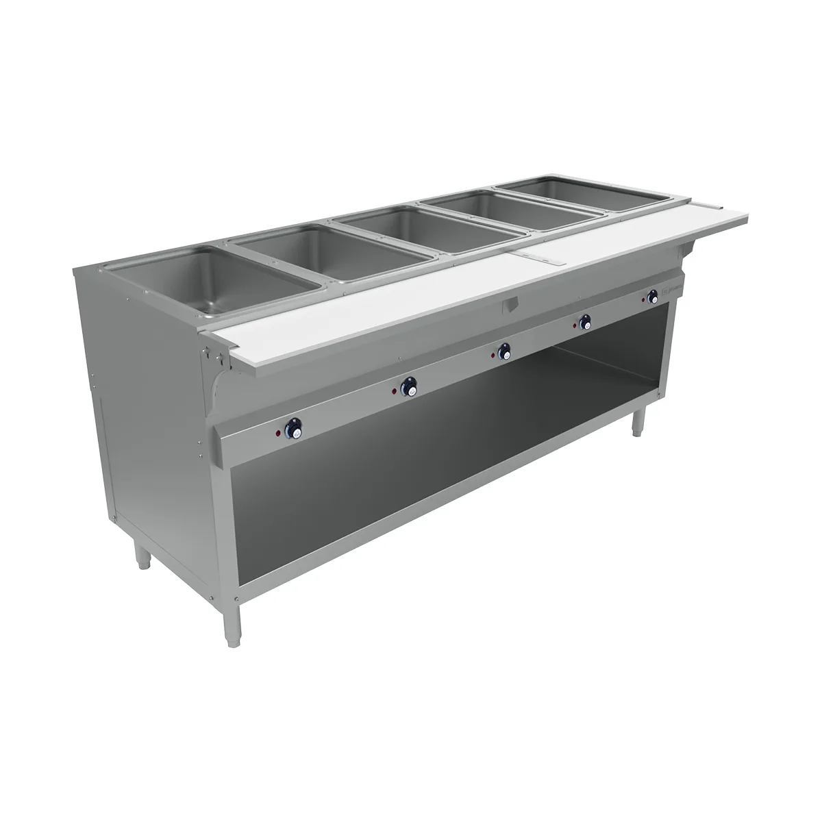 BK Resources STESW-5-240-EN 72" Electric Steam Table, (5) Pan Sealed Wells