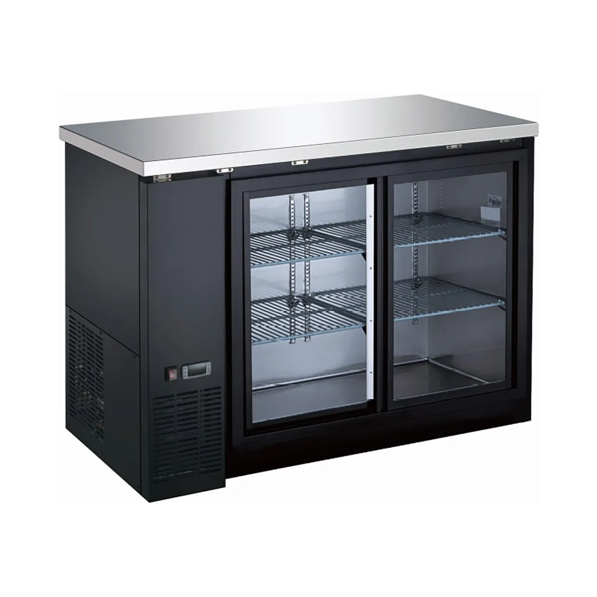 Hurakan HKN-GBB2448GSE 48" Back Bar Cooler w/ Sliding Glass Door, 11.2 cu. ft.