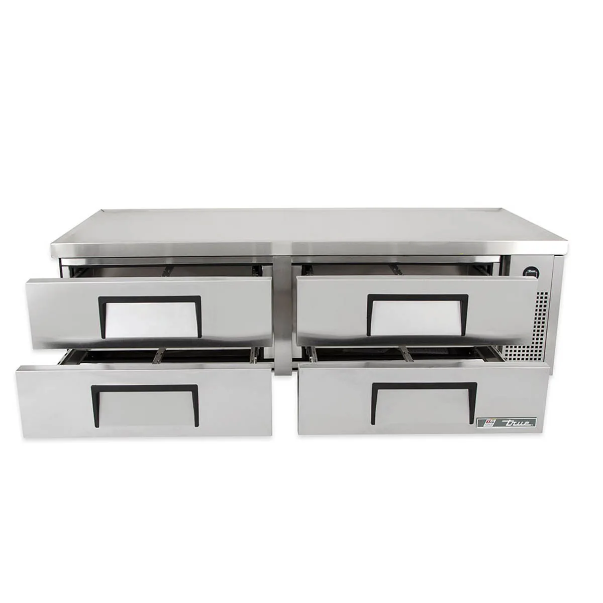 True TRCB-72-HC 72" 4 Drawers Refrigerated Chef Base,  (8) 12" x 20" Pan Capacity