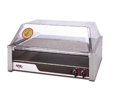 APW Wyott HR-45 X*Pert™ Hotrod® Hot Dog Grill, Chrome Surface Rollers