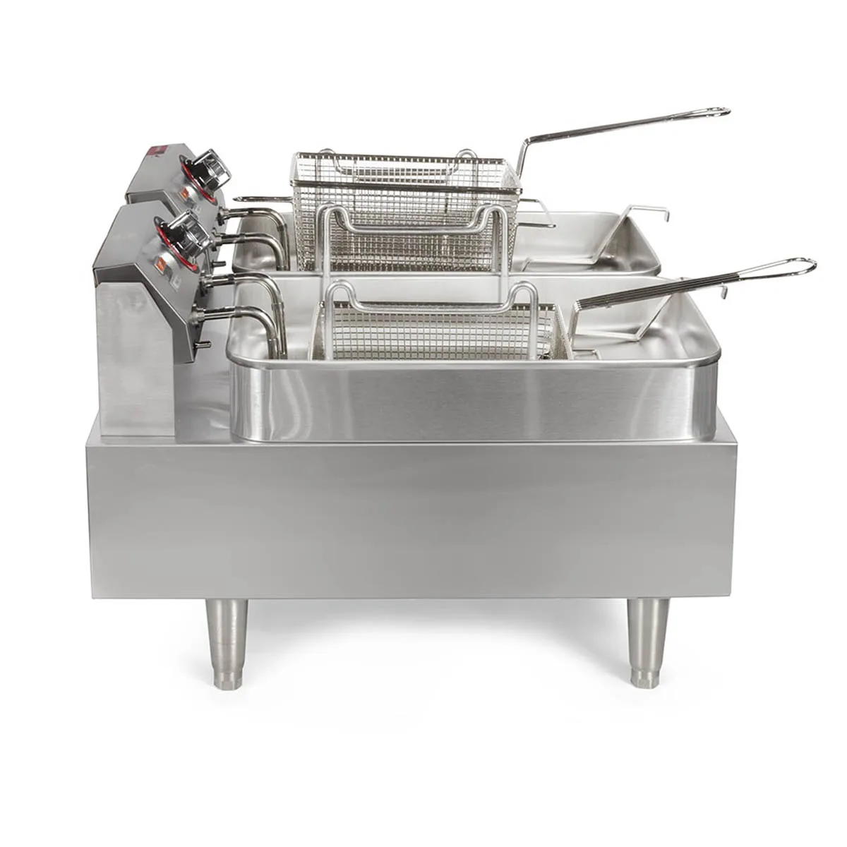 Star 530TF Countertop Split Pot Electric Fryer w/ 30 Lb Capacity, Single Basket, 208/240V