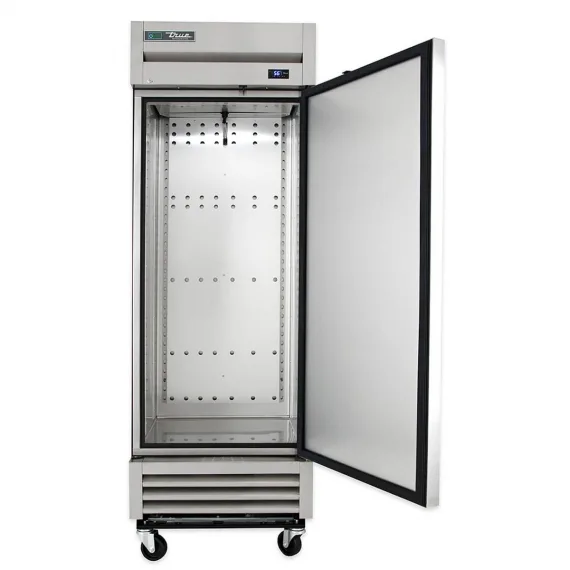True T-19-HC 27" 1-Section Reach-In Refrigerator w/ Solid Door, Bottom Mount, Stainless Steel Front-Aluminum Sides