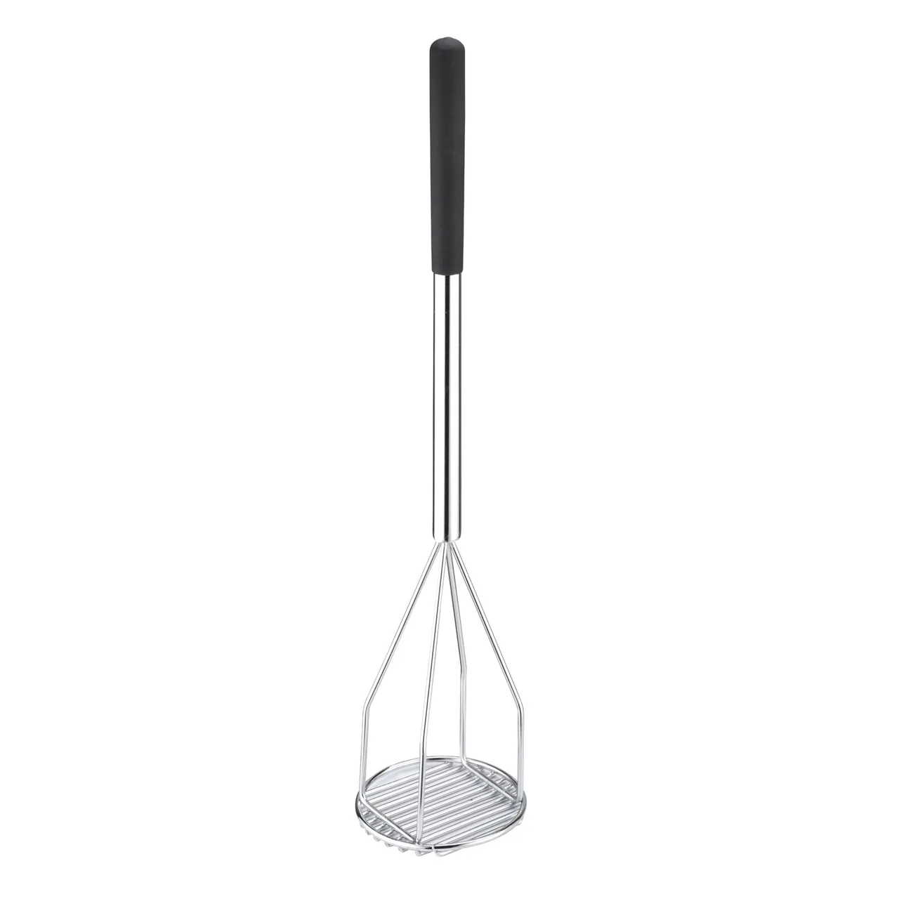 CAC China PMSP-24R Potato Masher, 5"dia x 24"H, Round, Plastic Handle