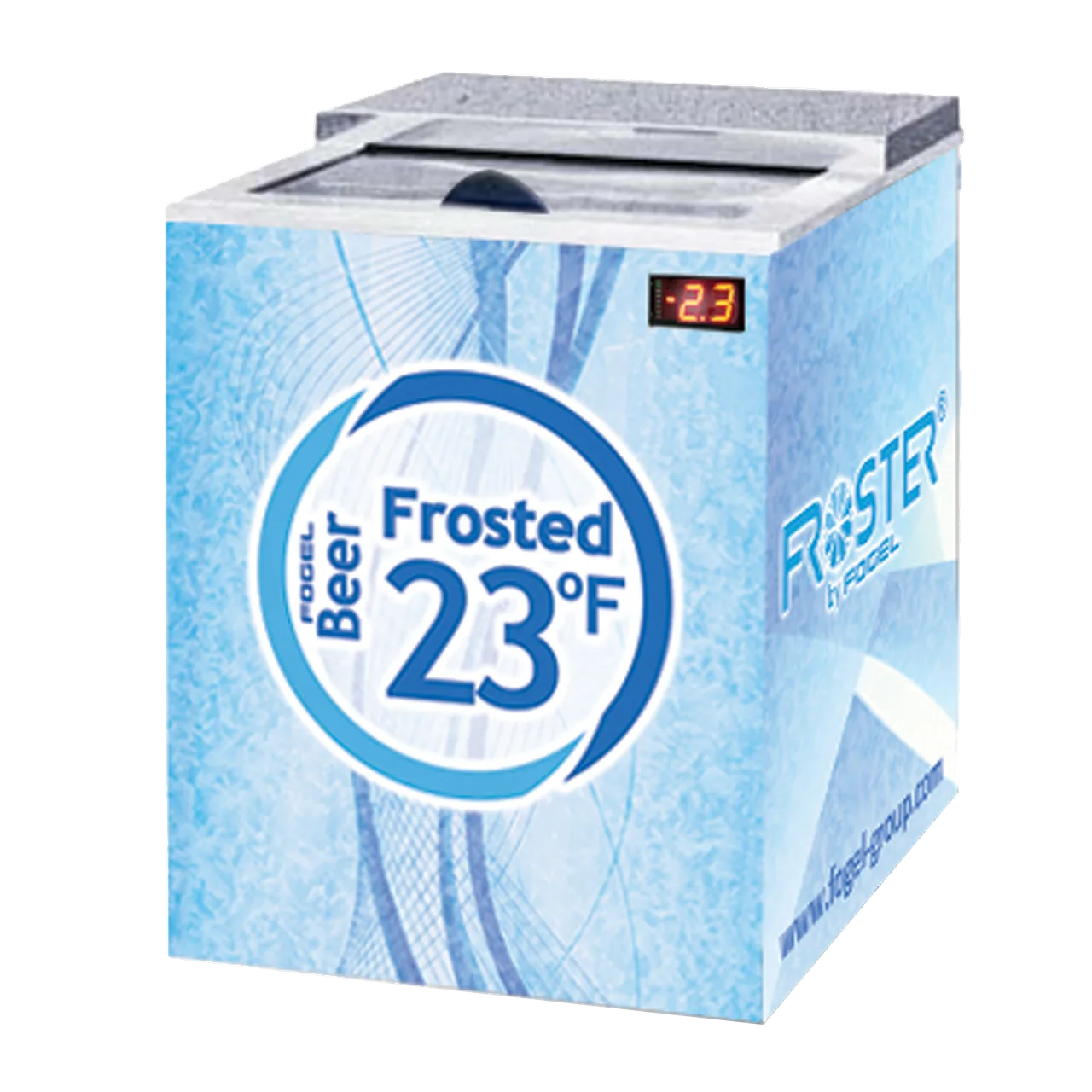 Howard-McCray FROSTER-B-25-HCB 26"W Black Horizontal Bottle Cooler