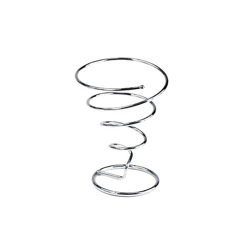 GET 4-18180-S Fry Cone Basket, 4" Dia. x 6" H, Chrome Plated, Cone Shape