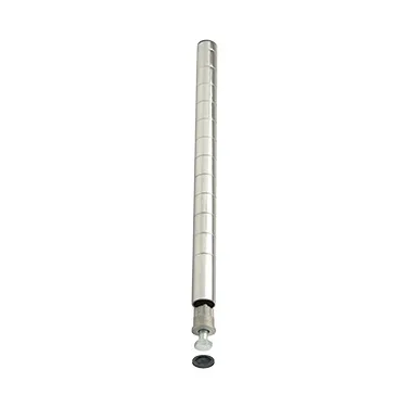 Winco VC-34P Chrome Plated 34" Shelf Post for Wire Shelving