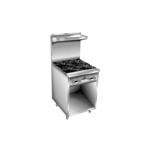 Comstock-Castle F26 30" Gas Restaurant Range w/ (4) Star Open Burners, (1) Cabinet Base, 96.000 BTU