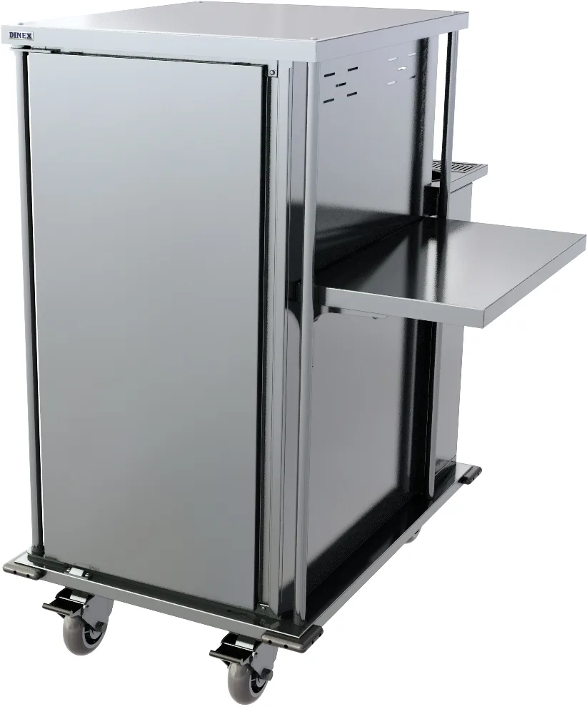 Dinex DXPTQCSHELF Drop Down Shelf for TQ Compact Meal Delivery Cart, 28.3x15x1.5in