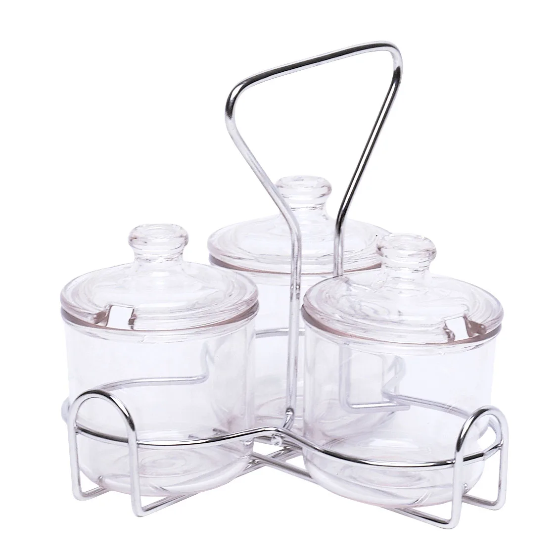 Cambro CJ80CW135 Condiment Jar – 8 oz Clear Polycarbonate, 3‑1/4″ Dia × 4″ H, Slotted Lid, Made in USA
