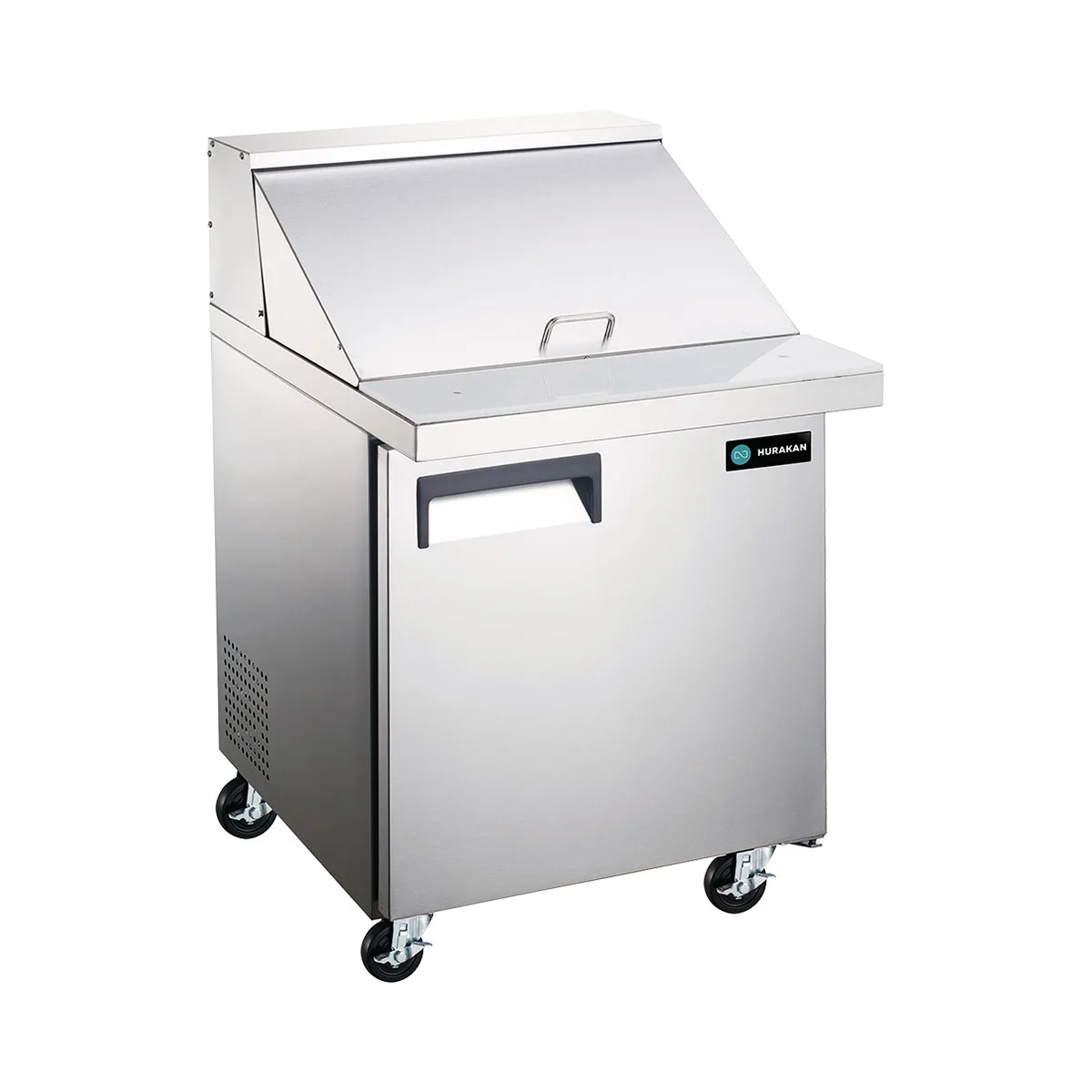 Hurakan HKN-SPMT27R1E 27" Mega Top Sandwich Prep Table, 1-Door, 5.7 cu. ft.