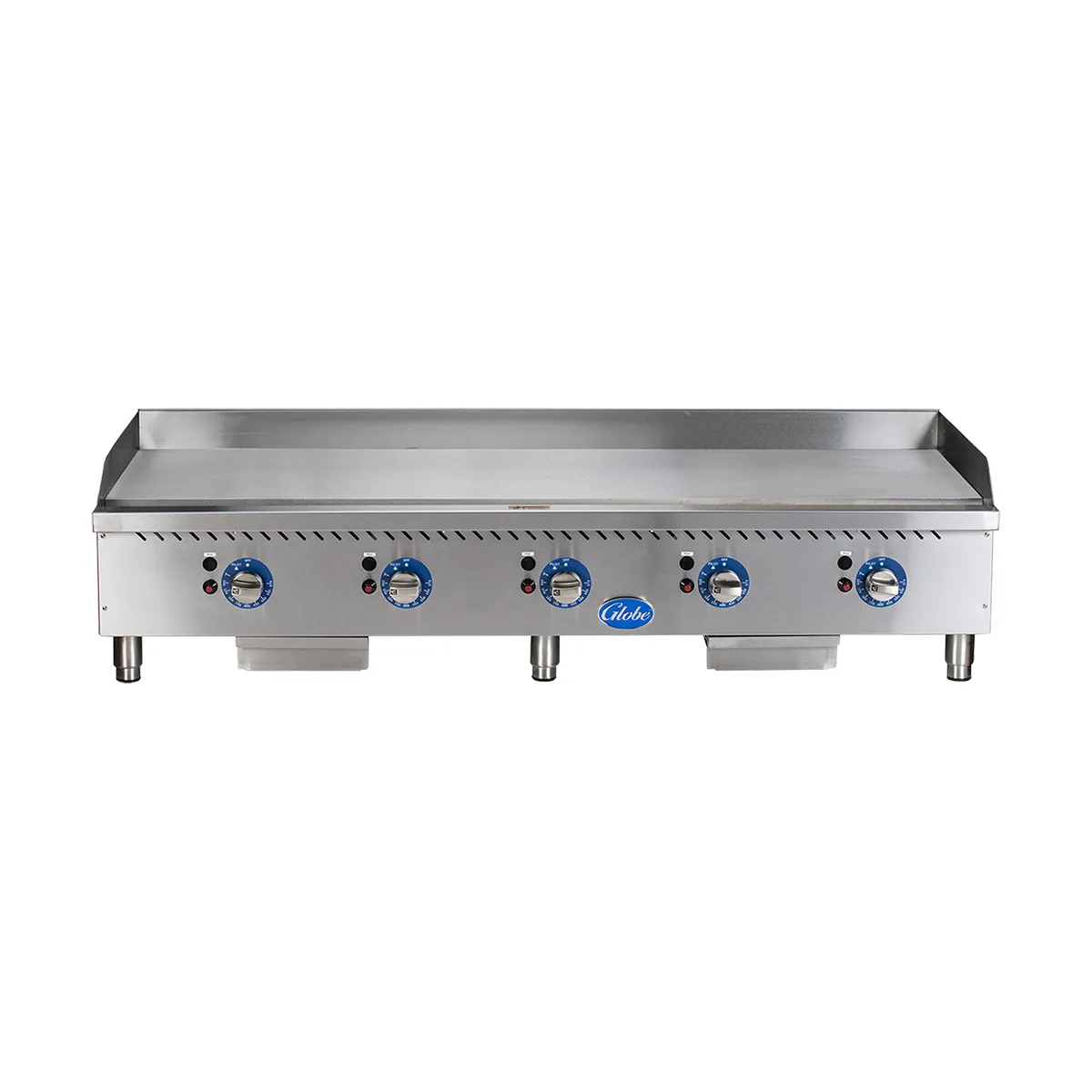 Globe GG60TG 60" Countertop Gas Griddle, Thermostatic Controls, 150.000 BTU