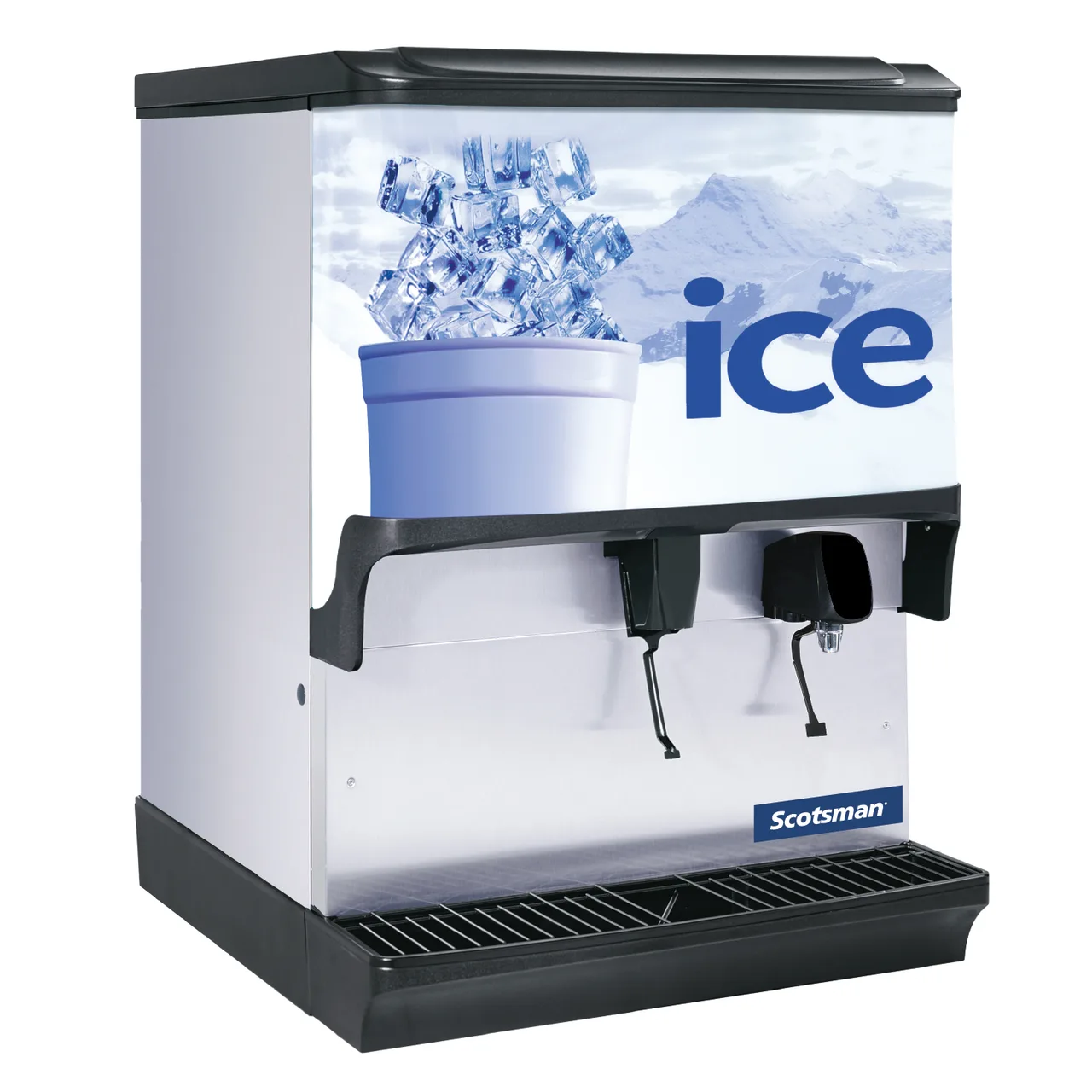 Scotsman IOD250WF-1 30" Countertop Nugget Ice & Water Dispenser, 250 lb Bin