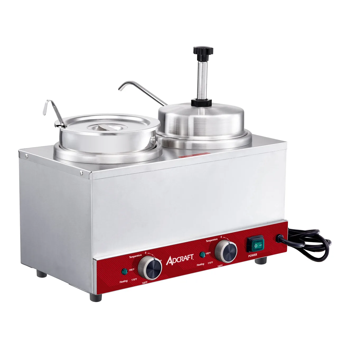 Adcraft NCW1P1L120 Countertop Food Pan Warmer/Cooker