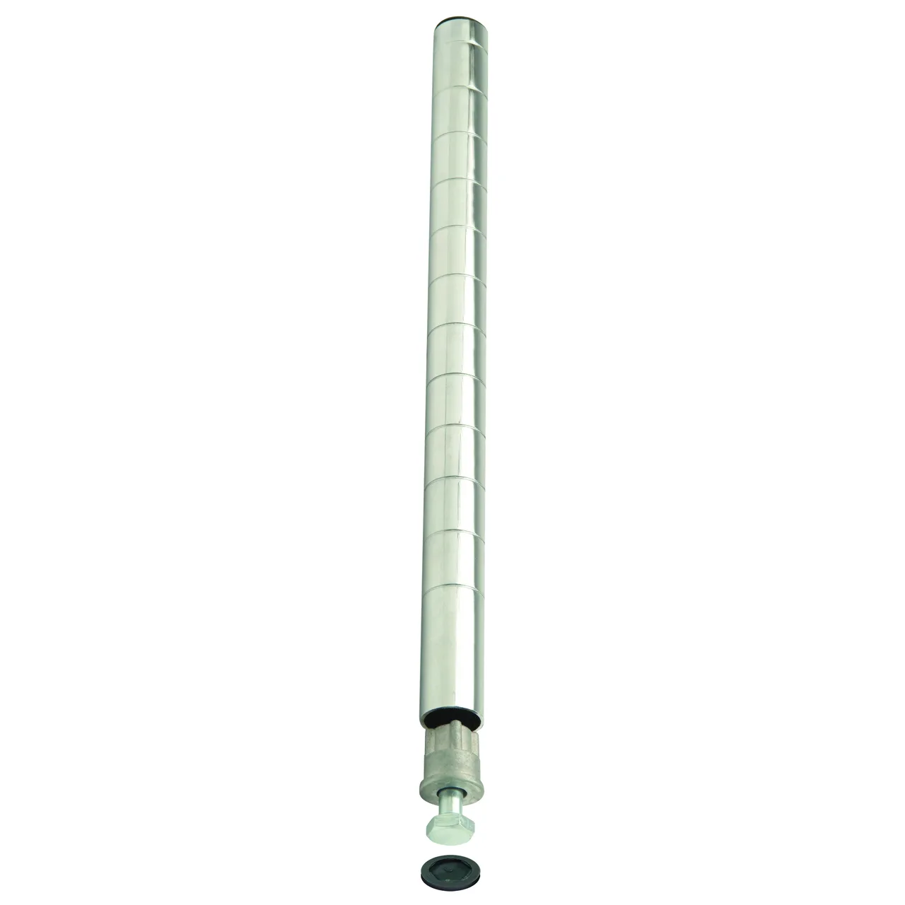 Winco VC-54P 54" Chrome-Plated Shelf Post for Wire Shelves