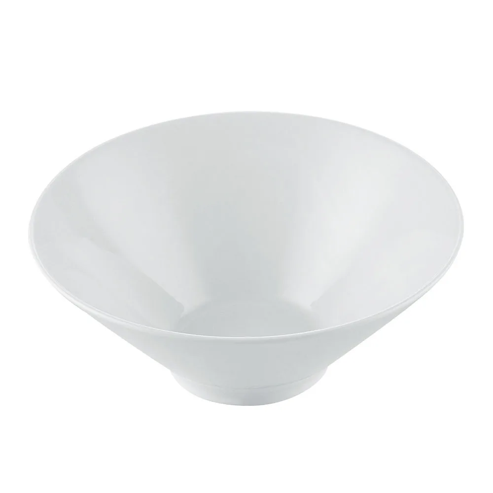 CAC China WOB-109 Winner Bowl, 48 Oz 9" Round Porcelain Bone White, Dishwasher Safe - Dozen
